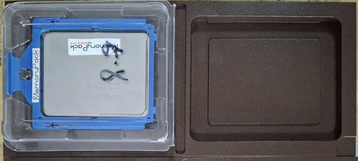 sp3 amd cpu epyc plastic box clamshell packaging